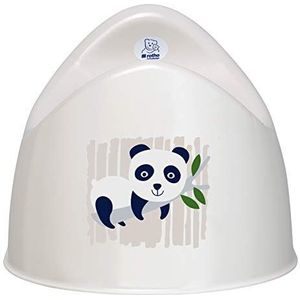 Rotho Babydesign Biologische plantenbak, motief: Panda, 100% biologisch afbreekbaar, 30,2 x 26,4 x 21,5 cm, biologisch wit