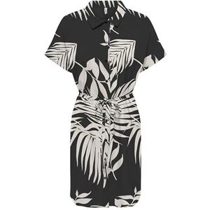 ONLY Onlnova Life Vis Ayla Chemise pour femme AOP, Noir, XL