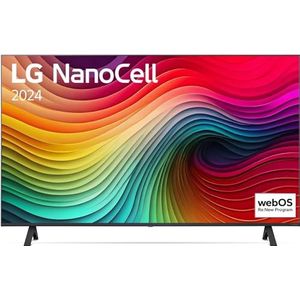 LG Nanocell TV 2024 | 43NANO81 | 43 inch | UHD | Processor α5 Gen7 AI 4K, donkerblauw