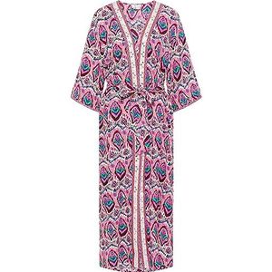 IZIA Kimono pour femme, rose multicolore, S