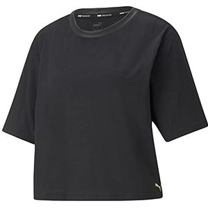 PUMA Moto Tee gebreide jas voor dames, Puma Zwart