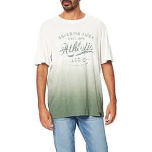 KEY LARGO Athletics T-shirt voor heren, rond, fles groen (1503)