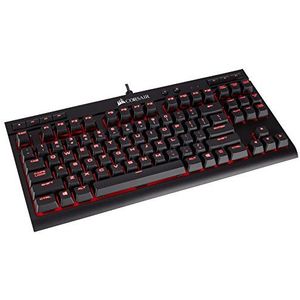 Corsair K63 Mechanisch gamingtoetsenbord (QWERTZ) zwart, Cherry MX Red