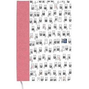 Oxford 100738402 10Dence Schoolagenda 2019-2020, 1 dag per pagina, 352 pagina's, 12 x 18 cm, roze