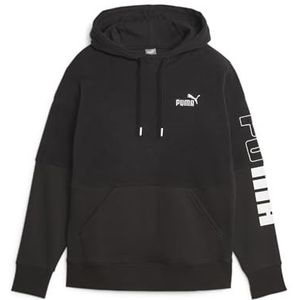 PUMA PUMA Power Colorblock Hoodie met opstaande kraag voor de winter, sweatshirt voor dames