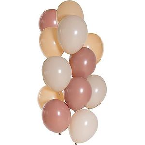 Folat 25115 Lot de 12 ballons en latex pour décoration d'anniversaire et de fête Multicolore 33 cm