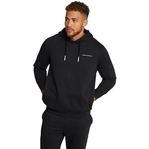 JP 1880 Sweatshirt met capuchon voor heren, zwart.