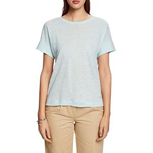 ESPRIT Collection 033eo1k302 T-shirt voor dames, Light Aqua Green