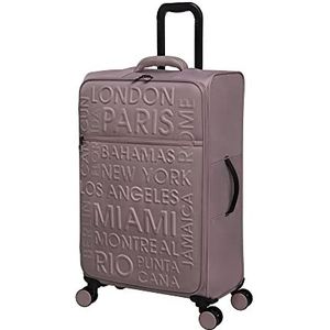 it luggage Citywide koffer met 8 wielen, 73,7 cm, lichtpaars, 29"", It Luggage Citywide koffer met 8 wielen, zacht, geruit