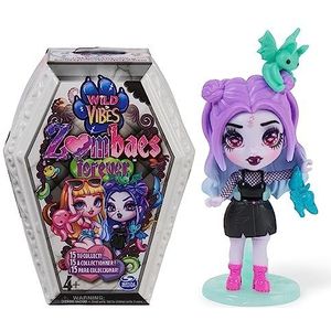 ZOMBAES - Set met 1 Wild Vibes – Zombie Surprise figuur om te verzamelen met accessoires voor poppen en kist – beweegbare pop om te personaliseren – speelgoed voor kinderen vanaf 4 jaar – willekeurig
