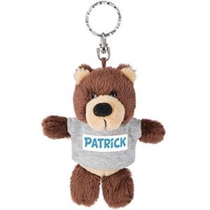 Nici Sleutelhanger beer met T-shirt, 10 cm, Bruin