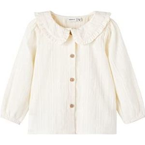 Name It Nmfbesol LS shirt voor meisjes, Buttercream