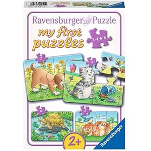 Schattige Huisdieren Puzzel (4 stukjes) - Ravensburger