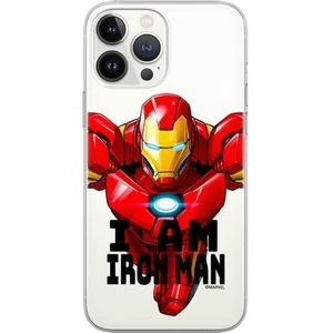 ERT GROUP Originele en officiële Marvel Iron Man 029 telefoonhoes case voor Apple iPhone XS Max licentie hoes Iron Man 029 perfect afgestemd op de vorm van de mobiele telefoon, gedeeltelijk bedrukt