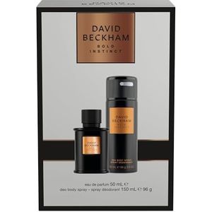 David Beckham, Bold Instinct Eau de Parfum cadeauset voor heren, 50 ml en deodorant, 150 ml