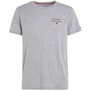 Tommy Hilfiger Men's Lounge Chest Logo T-shirt, grijs, L, grijs.