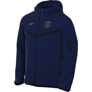 Nike PSG Tech Fleece Hoodie Zip, Blauw