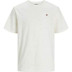 JACK & JONES Rddroad T-shirt à col rond S/S Noos pour homme, Aigrette, L