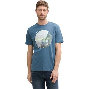 TOM TAILOR T-shirt pour homme, 36985 - Bleu mystique, 3XL