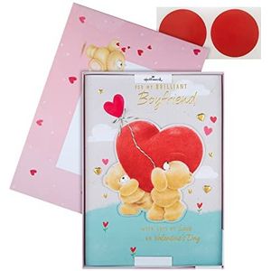 Hallmark Luxe Valentijnsdag kaart voor de vriend - schattige Forever Friends met geschenkdoos