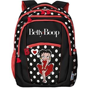 Dohe - Grote rugzak - 3 vakken - afmetingen 28 x 40 x 12 cm - Betty Boop