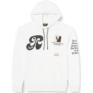 Replay Sweat à capuche pour homme, Chalk.. 801, XXL