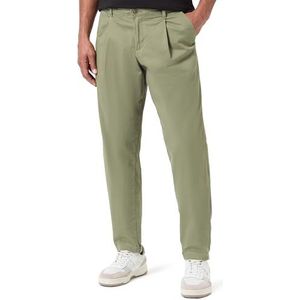 JACK & JONES Jpstbill Jjbowie Pleated Noos Chinobroek voor heren, korstmos groen