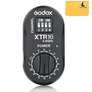 Godox XTR16 Channels XTR-16 2,4 GHz afstandsbediening voor Witstro Ad360 Ad180 Speedlite (XTR-16) zwart