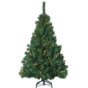 FEERIC CHRISTMAS - Kunstkerstboom groen met dennenappels, hoogte 240 cm