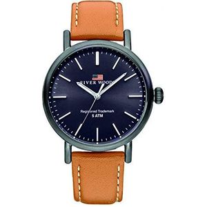 River woods Hudson herenhorloge, Bruin, riem