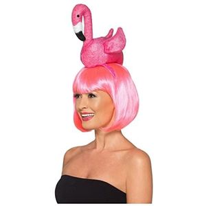 Smiffys Flamingo hoofdband roze
