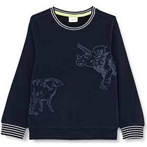 s.Oliver Junior Langarm Sweatshirt met lange mouwen voor jongens, Blauw