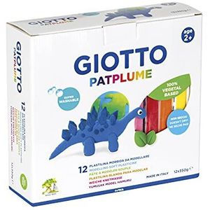 GIOTTO Patplume - Assortiment van boetseerklei, 12 x 350 g