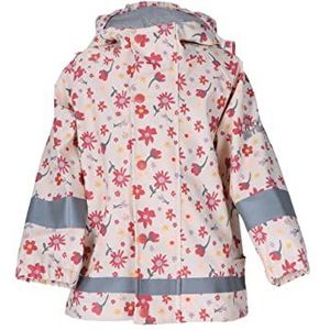 Sterntaler Unisex baby regenjas kinderen regenjas regenjas waterdicht met ritssluiting en gelaste naden (roze, 80), Roze