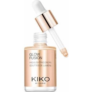 KIKO Milano Glow Fusion Highlighting Drops 03 | Vloeibare highlighter voor het gezicht met metallic afwerking