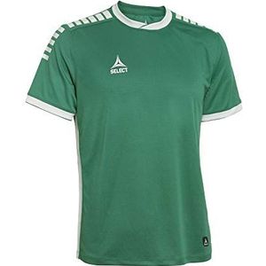 Select monaco heren shirt, groen/wit