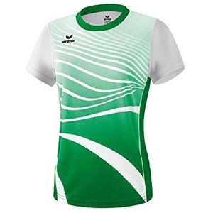 Erima Athletisme T-shirt, functioneel, voor dames (1 stuk), smaragd/wit