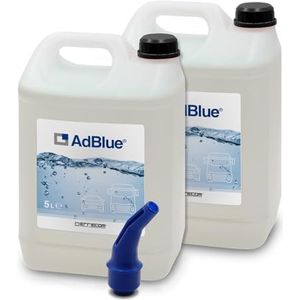 AdBlue® additief voor dieselmotoren ter vermindering van NOx-emissies op basis van ureum, voldoet aan ISO 22241-1, 10 l (2 x 5 l), schenktuit inbegrepen