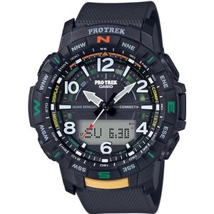 Casio PRT B50 1ER PRO TREK Multifunctionele Polsband Hars Zwart Behuizing Hars Zwart, 0, Riem, zwart., riem