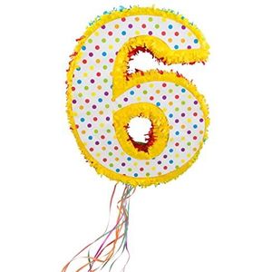 Folat Piñata * cijfer 6 * voor de 6e kinderverjaardag