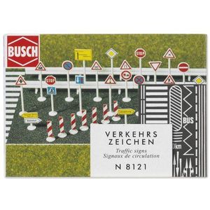 Busch Environnement - BUE8121 - Spoorwegmodelbouw - Verkeersbord