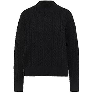 DreiMaster Vintage gebreide trui voor dames, zwart.