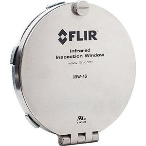 FLIR IRW-4S infrarood inspectievenster van staal, zwart, 4 inch