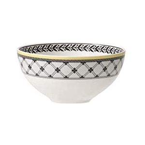 Villeroy & Boch Audun boerderij schaal van hoogwaardig porselein, klein, 11 cm, 200 ml, wit/grijs