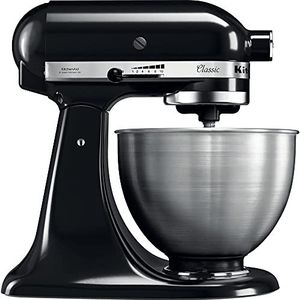 KitchenAid BUNDLE Keukenmachine met inklapbare motorkop 4,3 liter - Classic (5K45SS) + groentesnijder (5KSMVSA)