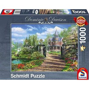 Schmidt Spiele 59618 Dominic Davison, idyllisch landgoed, puzzel van 1000 stukjes