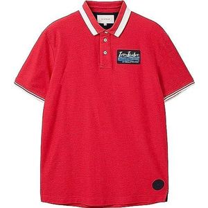 TOM TAILOR 1036340 Poloshirt voor heren, 31045 - Soft Berry Red