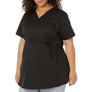 WonderWink 145XBLAC3XL Wonder Work zwangerschapstop voor dames, zwart, 3XL