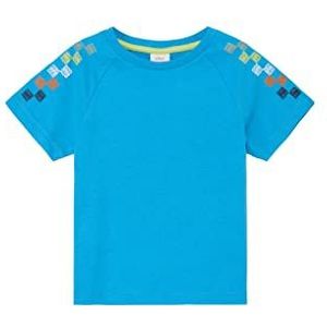 s.Oliver Junior Boy's T-shirt manches courtes bleu vert 92/98, Bleu/vert, 92-98