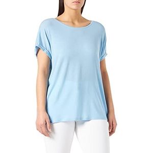 VERO MODA Vmava Plain Ss Top Ga Noos T-shirt voor dames (3 stuks), Blue Bell.